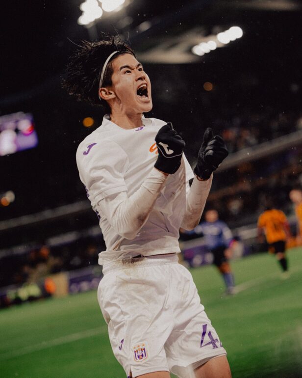 Keisuke Goto climbed off the bench to score one of the consolation goals for Anderlecht in the Europa League on Thursday night