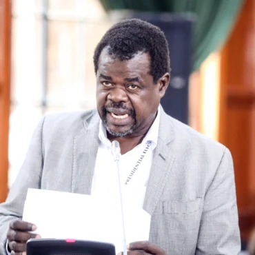 Kenyan senator Okiya Omtatah was arrested by police during a protest