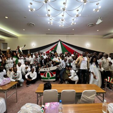 The NDC held a victory party in Japan