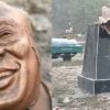 Residents vandalise statue of immediate past Ghana President Akufo-Addo