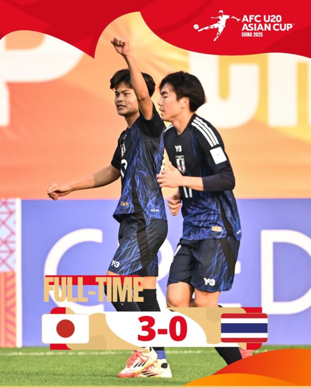 Japan U20 trounce Thailand in Asian U20 Championship