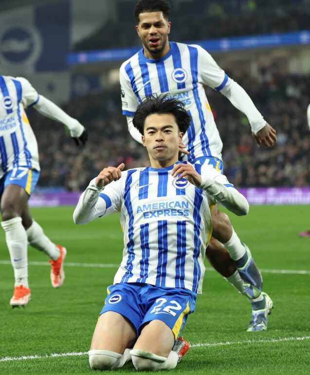 Kaoru Mitoma scored for Brighton