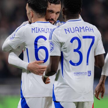 Ernest Nuamah scored a brace for Lyon