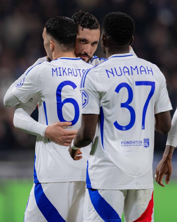 Ernest Nuamah scored a brace for Lyon