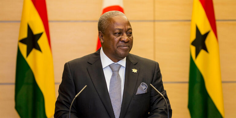 John Mahama is the President of Ghana