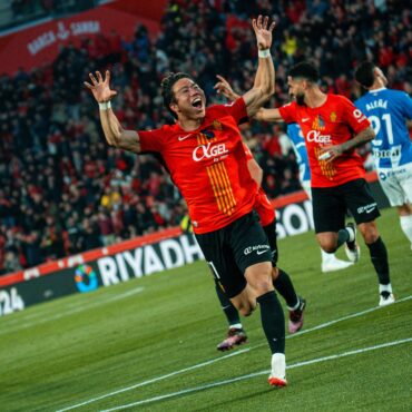 Takuma Asano scored for Mallorca during the weekend