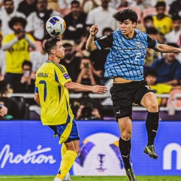 Young defender Kota Takai pocketed Cristiano Ronaldo in the 2024/25 AFC Champions League semi-final