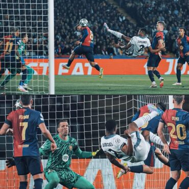Denzel Dumfries impressed for Inter Milan against Barcelona
