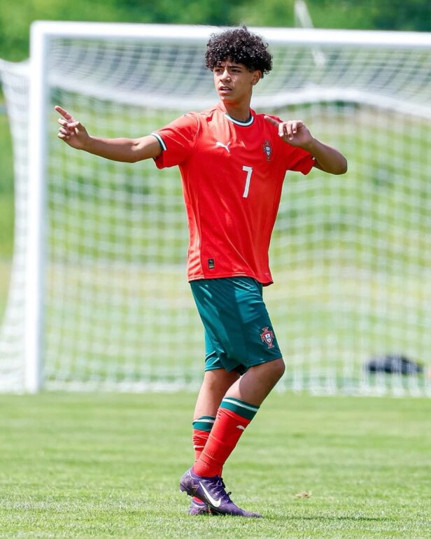 Cristiano Jr debuted against Japan