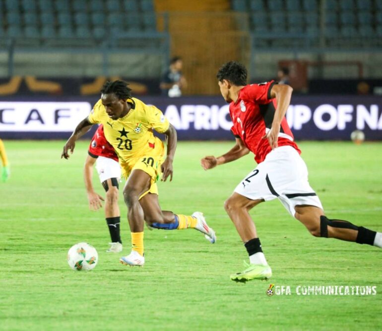 Ghana lost to Egypt