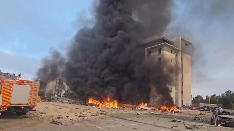 Air strike carried out by Iran