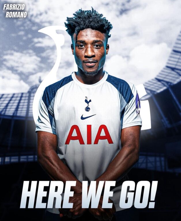 Mohammed Kudus has joined Tottenham