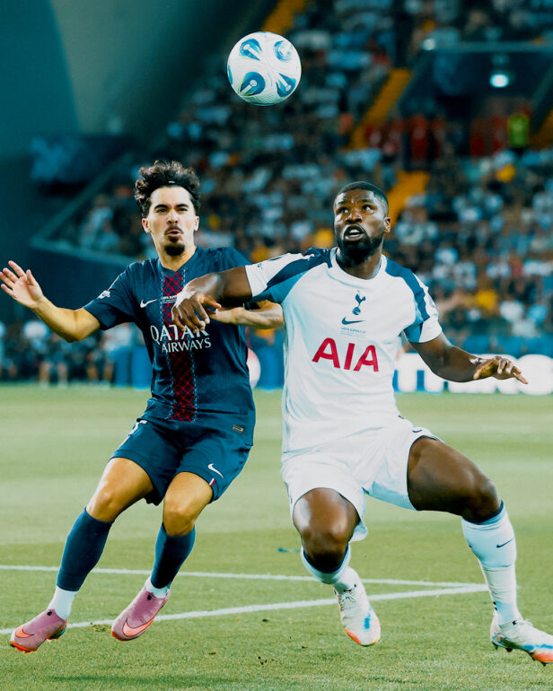Kevin Danso excelled in defence for Spurs against PSG