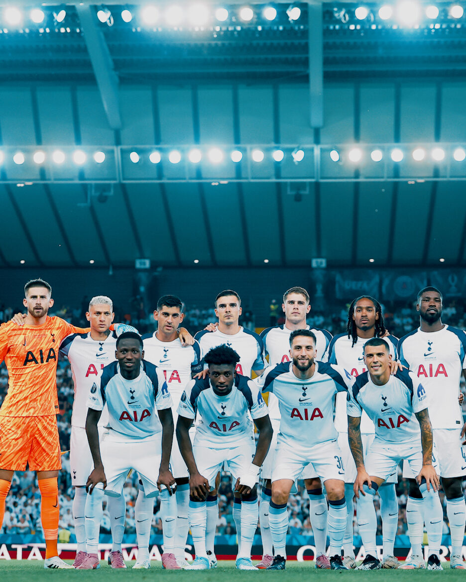 Mohammed Kudus and Kevin Danso in the Spurs side that lost to PSG