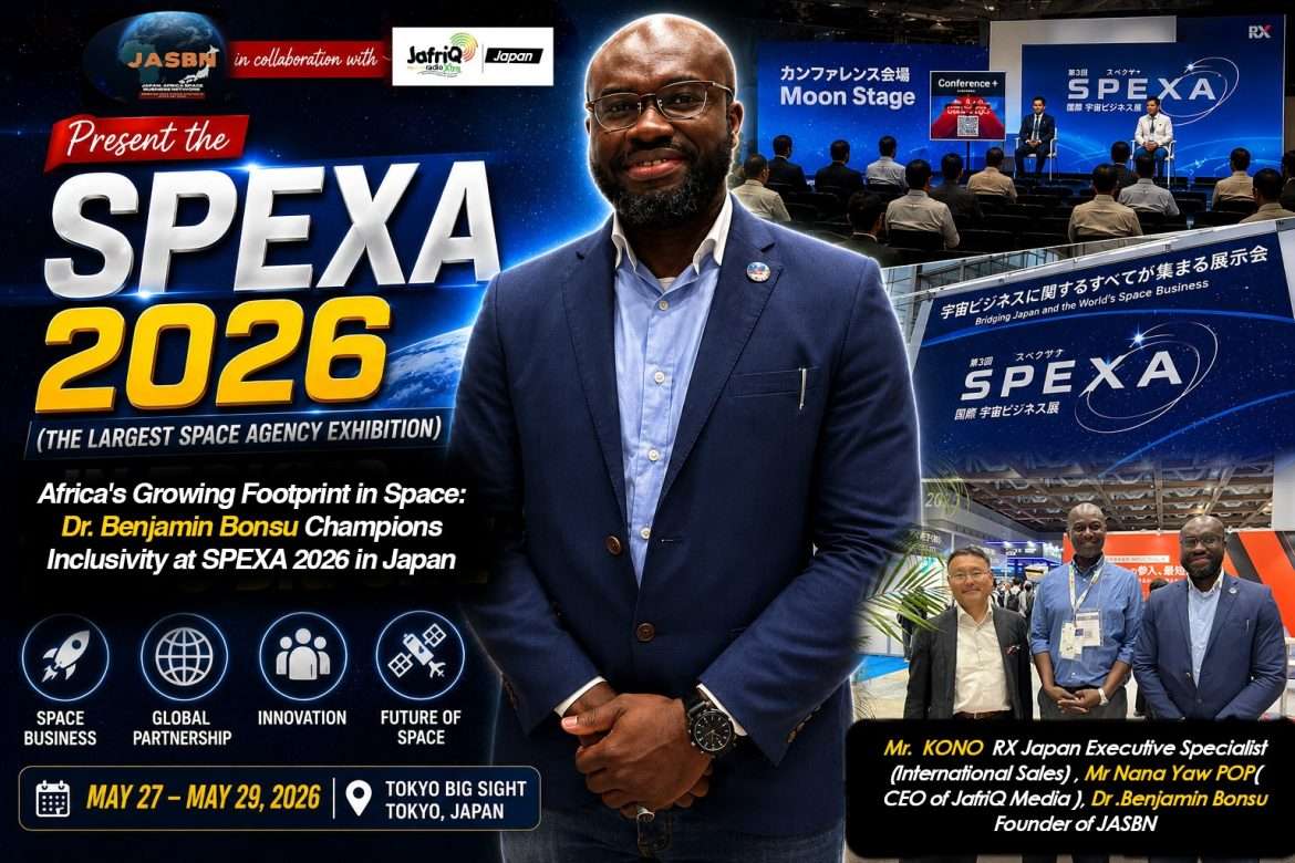 Africa’s Growing Footprint in Space: Dr. Benjamin Bonsu Champions Inclusivity at SPEXA 2026 in Japan